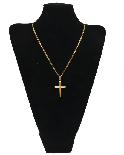 Luxury 316L Stainless Steel Cross Pendant Necklace